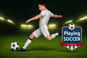 Playing Soccer